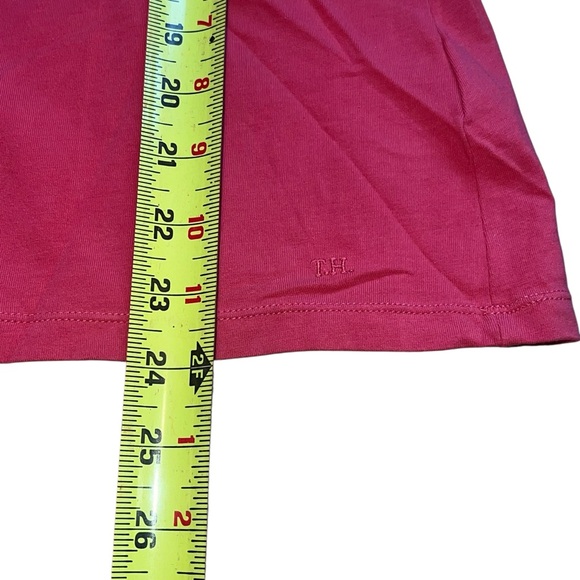 Tommy Hilfiger Vintage Woman’s Coral Short Sleeve Top Tee Shirt Size Large - Picture 8 of 9